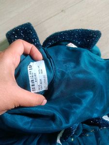 Elegant Blue Girls' Party Dress