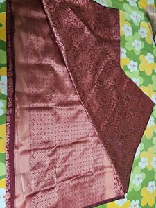 Elegant Maroon Saree