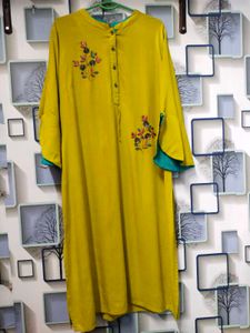Elegant Lime Green Sharara Suit