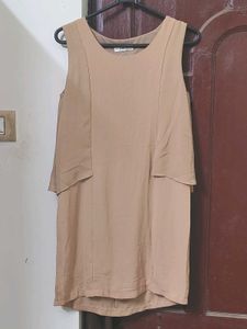 Women Beige Dress 👍