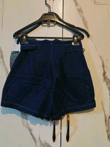 Denim Skirt Shorts