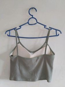 Grey Bralette Top
