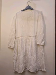 Cute White Cutout Dress