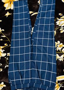 Dark Blue Printed Lower