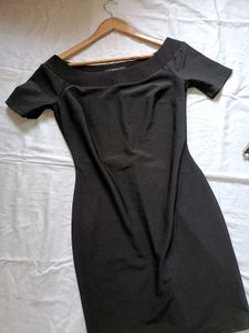 Elegant Black Off-Shoulder Dress