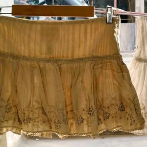 Abercrombie &amp; Fitch_ Pleated Vintage Mini Skirt