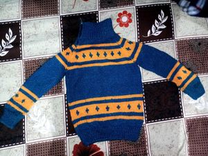 Hand Knitted Sweater For Babies