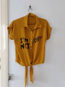 Mustard color Top