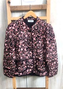 Floral Quilted Jacket Bust Size-38
