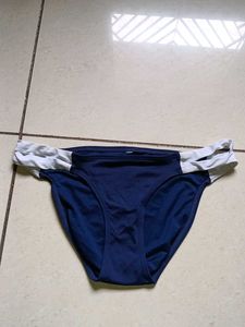 Navy & White Swim Bottoms