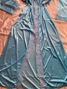 Satin Long Slip Robe ( Sleepwear)