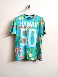 Men's cotton floral tshirt