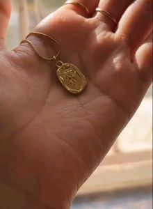 Gold Lily Necklace