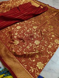 Elegant Saree with Blouse Piece