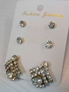 Sparkling Stud Earring Sets