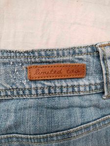 Denim Mini Skirt &amp; Shorts Set