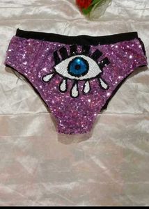 Sequin Eye Detail Dance Shorts