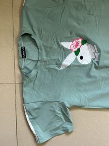 Cute Mint Playboy T-Shirt Dress