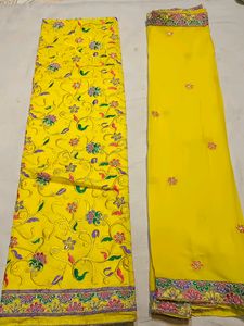 Heavy Work  Front Jaal On Shirt,