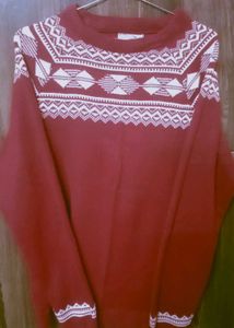 Maroon Colour Sweater