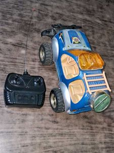 🆕 Vintage RC Truck - Blue &amp; Silver