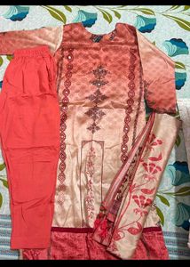 Elegant Banarasi Silk Kurta Set