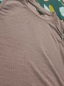 Mauve Roadster Sleeveless Crop Top