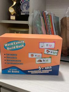 Word Family Build Book - Educational Phonics Kit