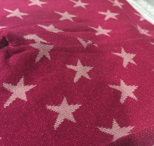 Pink Star-patterned Leggings