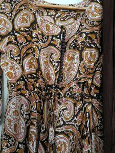 Unused Brown Anarkali Kurta Set