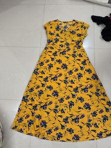 Floral Yellow Dress