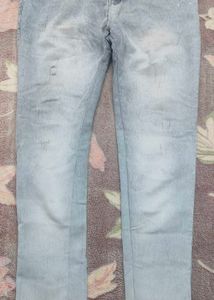 Light Wash Distressed Jeans