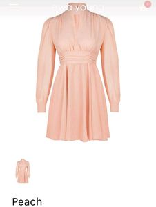 Ewa Young Peach Mini Dress