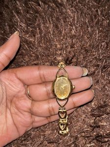 Vintage Heart Link Watch