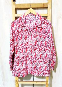 Red Printed Shirt Size-46-48