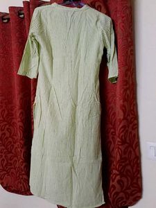 Striped Green Kurta
