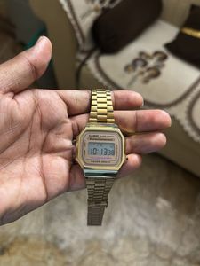 Casio A158 Gold Digital Watch