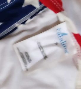 American Flag Bikini Top