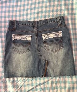 Denim Mini Skirt