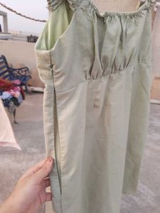Sassafras Pista Green Dress Women