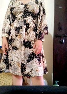 Party Wear Western Floral Frock Dress For Women