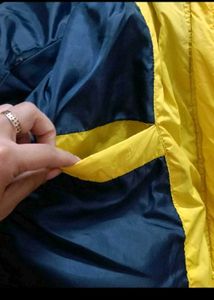 Yellow Quilted Jacket