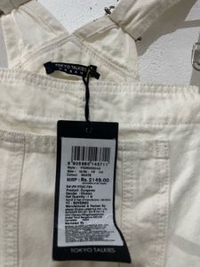 Cute White Overalls