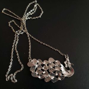 Stunning Peacock Pendant Necklace