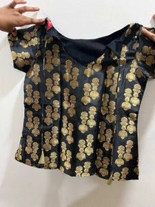 Art Work Silk Top