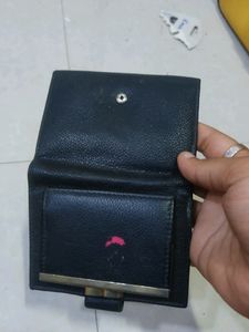 Black leather Wallet