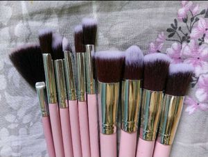 Pink Makeup Brush Set