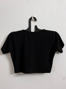 Black Crop Top