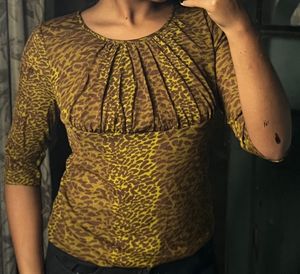 Animal Print Top