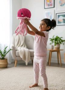 Crochet Jellyfish Plush Toy